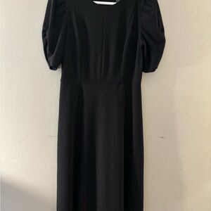 DKNY Classic Black Long Sleeve Dress